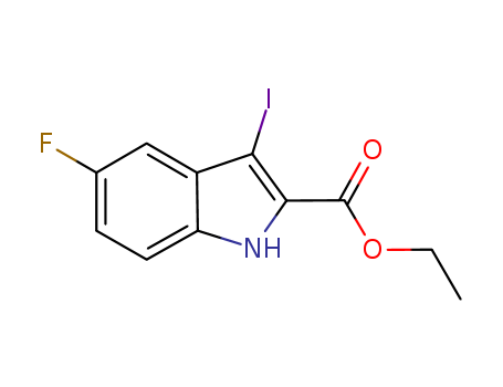 Ethyl 5-fluoro-3-iodo-1H-indole-2-carboxylate 167631-21-2