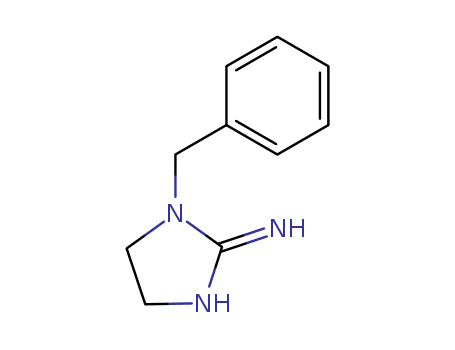 Molecular Structure of 69918-51-0 (1H-Imidazol-2-amine, 4,5-dihydro-1-(phenylmethyl)-)
