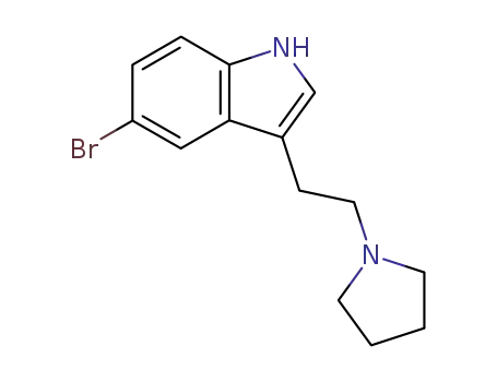 Molecular Structure of 17274-68-9 (5-BROMO-3-[2-(1-PYRROLIDINYL)ETHYL]-1H-INDOLE)