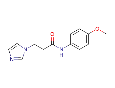 3-imidazol-1-yl-N-(4-methoxyphenyl)propionamide