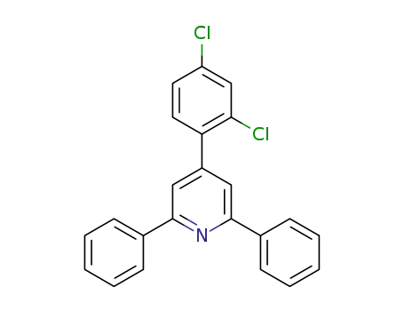 Molecular Structure of 1286729-10-9 (4-(2',4'-dichlorophenyl)-2,6-diphenylpyridine)