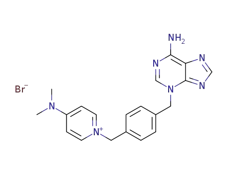 1-{4-[(6-amino-3H-purin-3-yl)methyl]benzyl}-4-(dimethylamino)pyridinium bromide