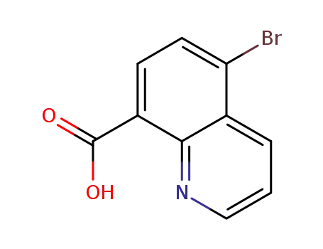 Molecular Structure of 928839-62-7 (5-BroMoquinoline-8-carboxylic acid)