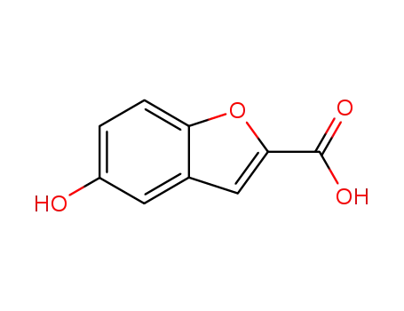 Molecular Structure of 56172-36-2 (5-HYDROXY-1-BENZOFURAN-2-CARBOXYLIC ACID)