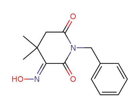 (E)-1-benzyl-4,4-dimethylpiperidine-2,3,6-trione 3-oxime