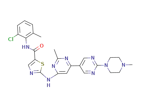 N-(2-chloro-6-methylphenyl)-2-(2-methyl-2'-(4-methylpiperazin-1-yl)-4,5'-bipyrimidin-6-ylamino)thiazole-5-carboxamide