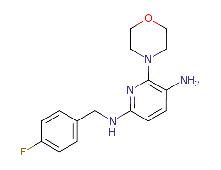 N-2-(4-fluorobenzyl)-6-morpholin-4-yl-pyridine-2,5-diamine