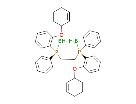 (R(P),R(P))-1,2-bis{[2-(cyclohexenyl-3-oxy)phenyl](phenyl)phosphino-P-borane}ethane