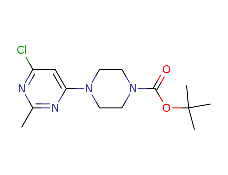 TERT-BUTYL 4-(6-CHLORO-2-METHYL-4-PYRIMIDINYL)TETRAHYDRO-1(2H)-PYRAZINECARBOXYLATE