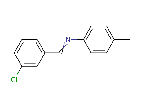 Molecular Structure of 17099-22-8 (N-[(E)-(3-chlorophenyl)methylidene]-4-methylaniline)
