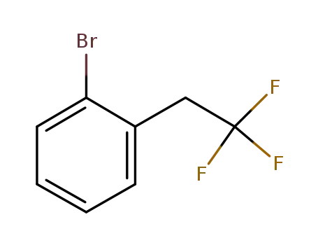 Molecular Structure of 1027513-81-0 (1-Bromo-2-(2,2,2-trifluoroethyl)-benzene)