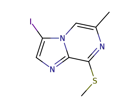 3-iodo-6-methyl-8-(methylthio)imidazo[1,2-a]pyrazine