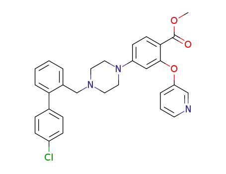 methyl 4-(4-((4'-chlorobiphenyl-2-yl)methyl)piperazin-1-yl)-2-(pyridin-3-yloxy)benzoate