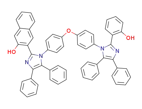 3-(1-(4-(4-(2-(2-hydroxyphenyl)-4,5-diphenyl-1H-imidazol-1-yl)phenoxy)phenyl)-4,5-diphenyl-1H-imidazol-2-yl)naphthalen-2-ol