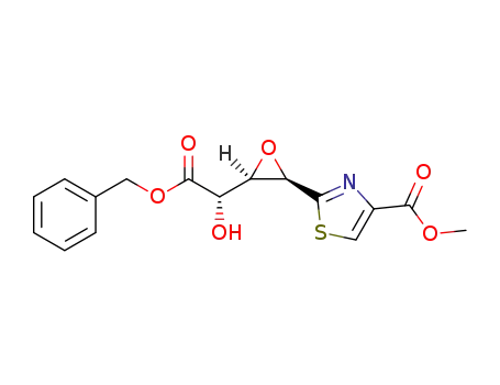 methyl 2-[(1R,2R,3S)-3-(benzyloxycarbonyl)-1,2-epoxy-3-hydroxypropyl]-thiazole-4-carboxylate