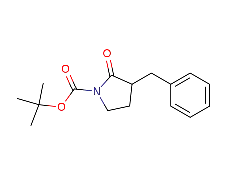 Molecular Structure of 1015069-81-4 (tert-butyl 3-benzyl-2-oxopyrrolidine-1-carboxylate)