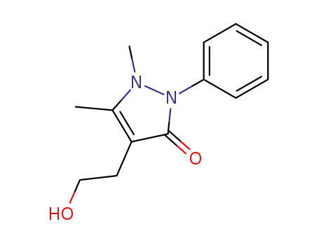 4-(2-hydroxy-ethyl)-1,5-dimethyl-2-phenyl-1,2-dihydro-pyrazol-3-one