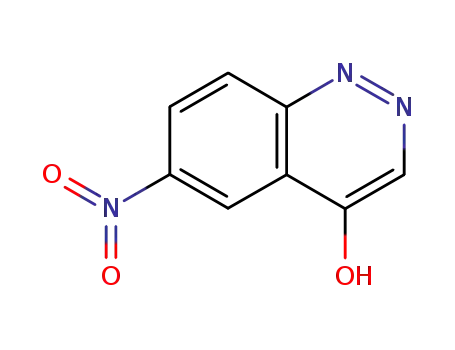 Molecular Structure of 7387-19-1 (6-nitro-4-Cinnolinol)