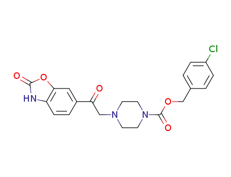 4-chlorobenzyl 4-[2-oxo-2-(2-oxo-2,3-dihydrobenzoxazol-6-yl)ethyl]piperazine-1-carboxylate