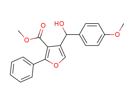 methyl 4-(hydroxy(4-methoxyphenyl)methyl)-2-phenyl-3-furoate