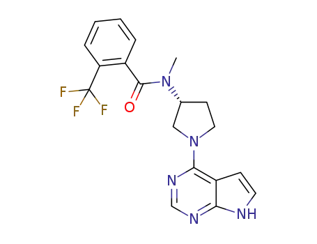 (R)-N-(1-(7H-pyrrolo[2,3-d]pyrimidin-4-yl)pyrrolidin-3-yl)-N-methyl-2-(trifluoromethyl)benzamide