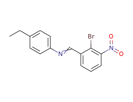 N-(2-bromo-3-nitrobenzylidene)-4-ethylaniline