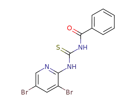 N-[(3,5-dibromopyridin-2-yl)carbamothioyl]benzamide