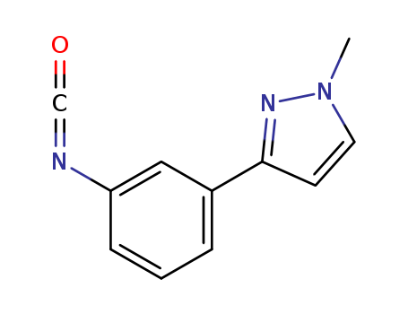 1H-Pyrazole, 3-(3-isocyanatophenyl)-1-methyl-