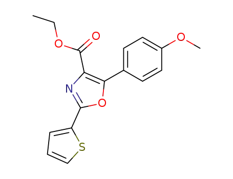 ethyl 5-(4-methoxyphenyl)-2-(thiophen-2-yl)oxazole-4-carboxylate