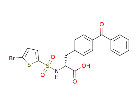 (R)-3-(4-benzoylphenyl)-2-(5-bromothiophene-2-sulfonamido)propanoic acid