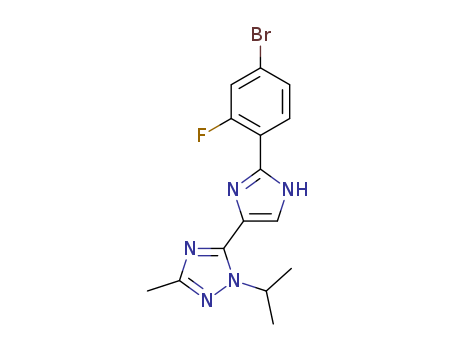 1H-1,2,4-Triazole, 5-[2-(4-broMo-2-fluorophenyl)-1H-iMidazol-5-yl]-3-Methyl-1-(1-Methylethyl)-