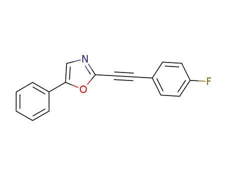 2-(4-fluoro-phenylethynyl)-5-phenyl-oxazole