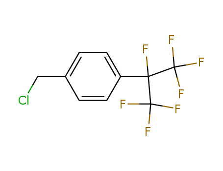 1-CHLOROMETHYL-4-(1,2,2,2-TETRAFLUORO-1-TRIFLUOROMETHYL-ETHYL)-BENZENE