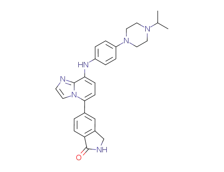 5-{8-[4-(4-isopropylpiperazin-1-yl)phenylamino]imidazo[1,2-a]pyridin-5-yl}-2,3-dihydro-isoindol-1-one