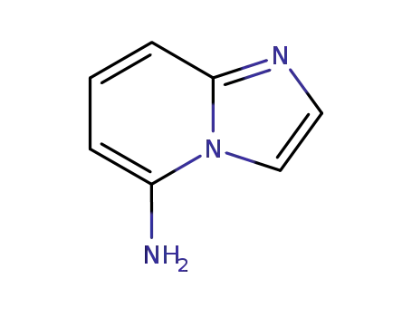 Molecular Structure of 66358-23-4 (Imidazo[1,2-a]pyridin-5-ylamine)