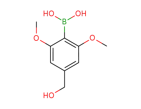 Molecular Structure of 332394-37-3 ((3,5-DIMETHOXYPHENYL)METHANOL-4-BORONIC ACID)