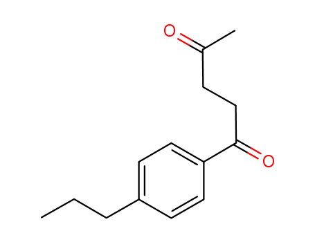 Molecular Structure of 1033280-91-9 (1-[4-(propyl)phenyl]-pentane-1,4-dione)