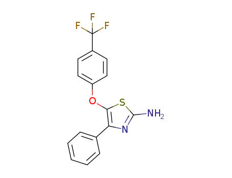 4-phenyl-5-{[4-(trifluoromethyl)phenyl]oxy}-1,3-thiazol-2-amine