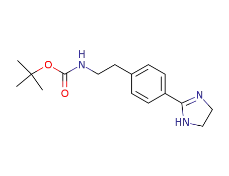 tert-butyl {2-[4-(4,5-dihydro-1H-imidazol-2-yl)phenyl]ethyl}carbamate