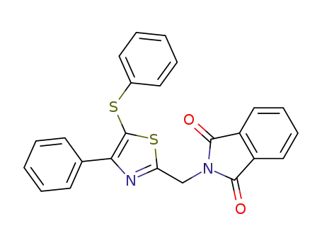 2-{[4-phenyl-5-(phenylthio)-1,3-thiazol-2-yl]methyl}-1H-isoindole-1,3(2H)-dione