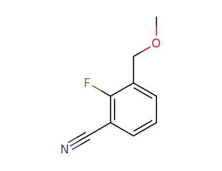 Molecular Structure of 1383985-49-6 (2-fluoro-3-(methoxymethyl)benzonitrile)