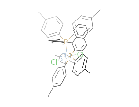 Ruthenium(1+),[(1S)-[1,1'-binaphthalene]-2,2'-diylbis[bis(4-methylphenyl)phosphine-kP]]chloro[(1,2,3,4,5,6-h)-1-methyl-4-(1-methylethyl)benzene]-,chloride (9CI)