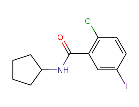 2-chloro-N-cyclopentyl-5-iodobenzamide