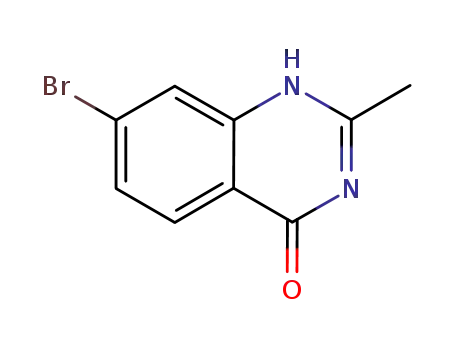 Molecular Structure of 403850-89-5 (7-BROMO-2-METHYL-3H-QUINAZOLIN-4-ONE)