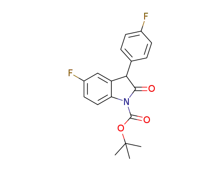 tert-butyl 5-fluoro-3-(4-fluorophenyl)-2-oxoindoline-1-carboxylate