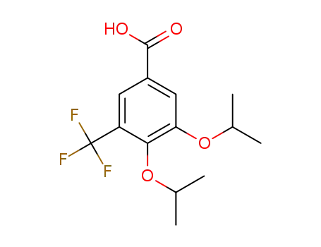 3,4-diisopropoxy-5-(trifluoromethyl)benzoic acid