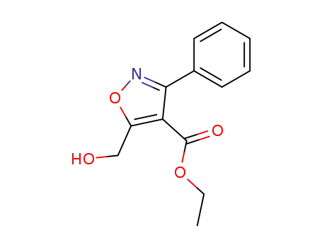 4-Isoxazolecarboxylic acid, 5-(hydroxymethyl)-3-phenyl-, ethyl ester