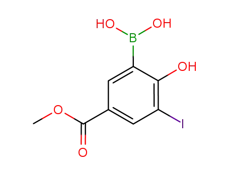 [2-hydroxy-3-iodo-5-(methoxycarbonyl)phenyl]boronic acid