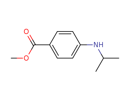 Benzoic acid, 4-[(1-methylethyl)amino]-, methyl ester (9CI)