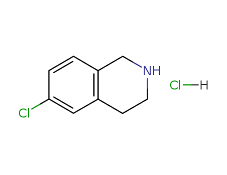 Isoquinoline,6-chloro-1,2,3,4-tetrahydro-, hydrochloride (1:1)